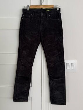 Gray Corduroy Pants - Stretch Fit 14 Youth